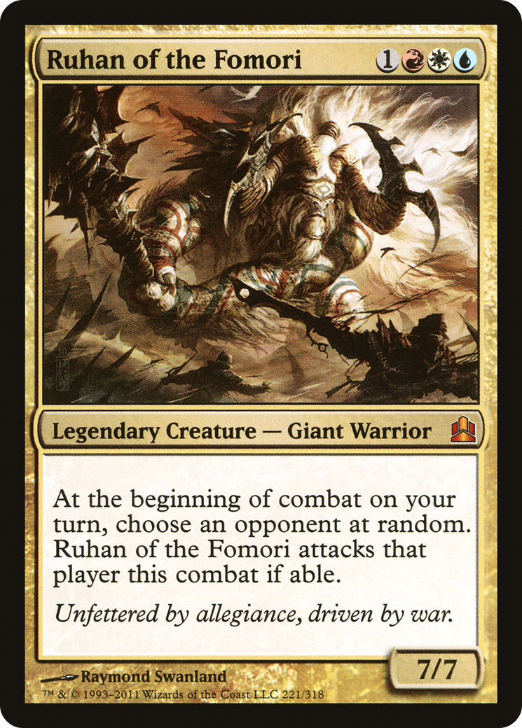 Ruhan of the Fomori [Commander 2011] | Silver Goblin