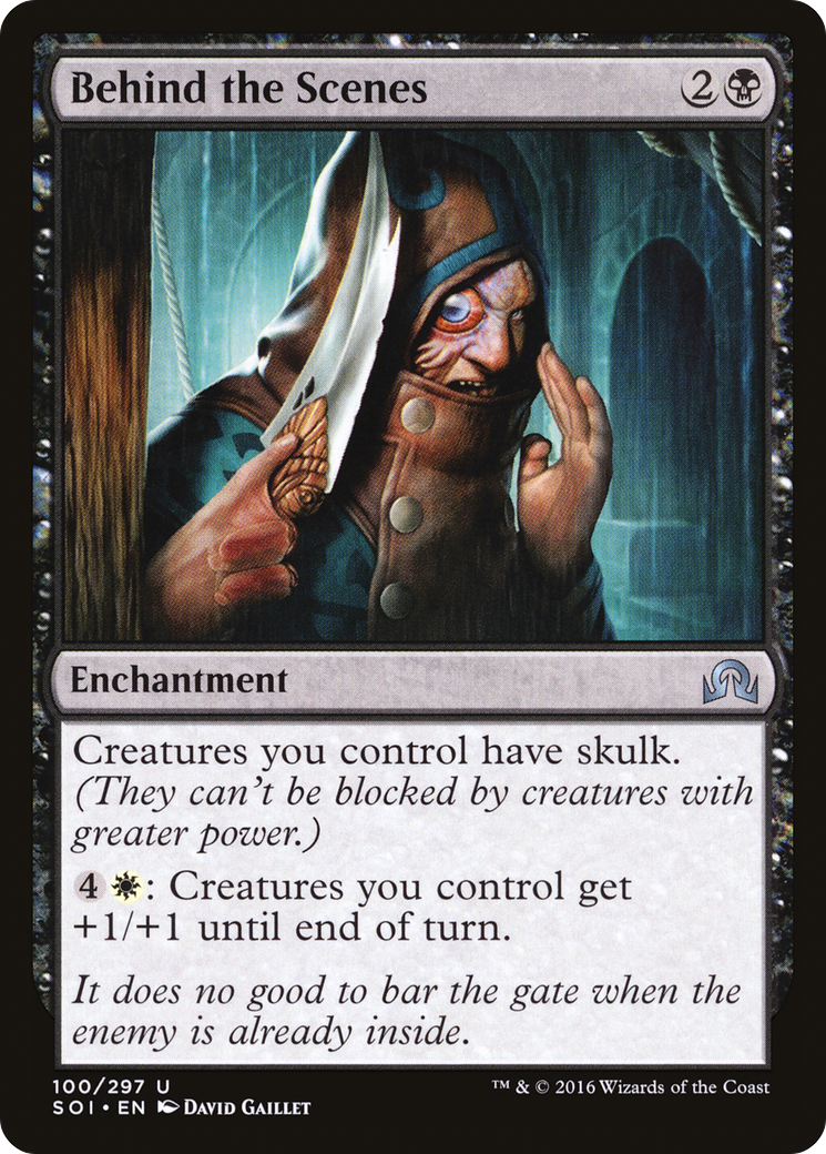 Behind the Scenes [Shadows over Innistrad] Foil