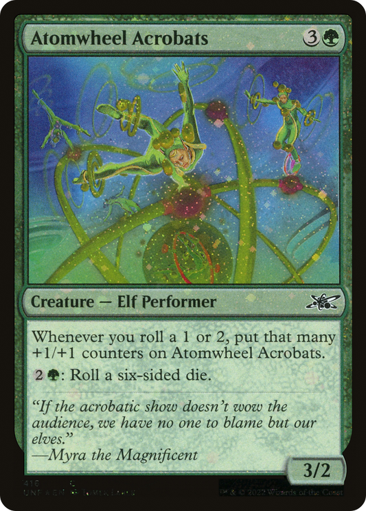 Atomwheel Acrobats (Galaxy Foil) [Unfinity]