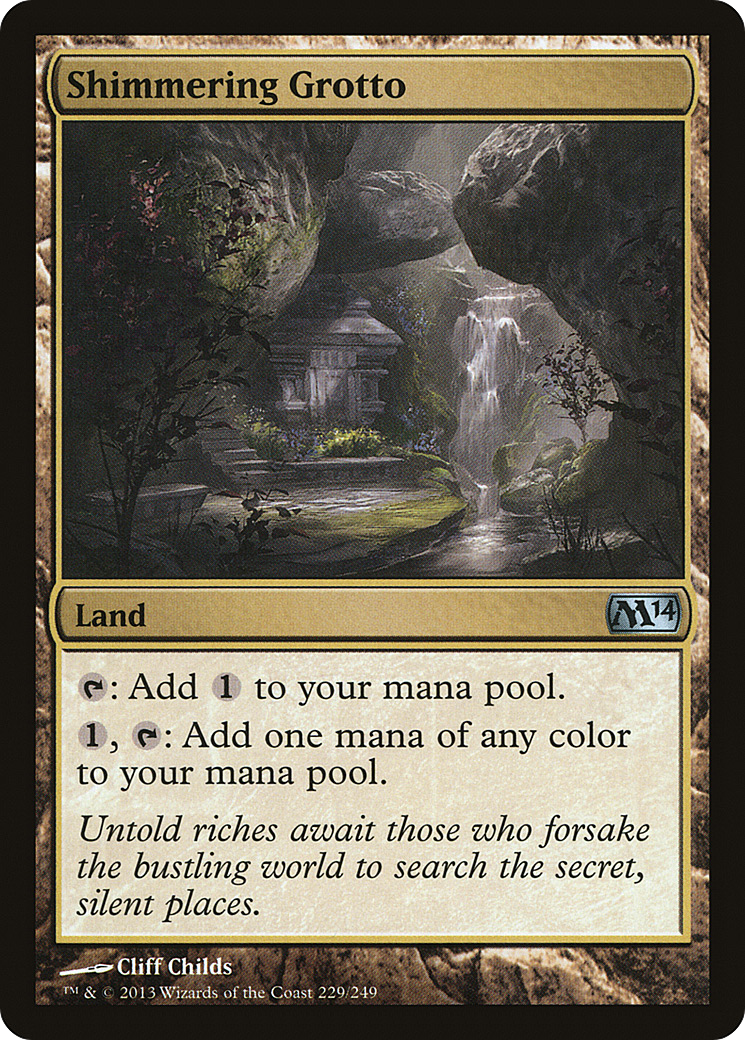 Shimmering Grotto [Magic 2014] | Silver Goblin