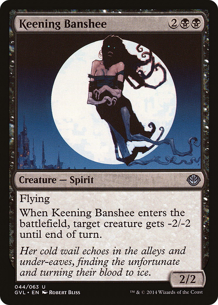 Keening Banshee (Garruk vs. Liliana) [Duel Decks Anthology] | Silver Goblin