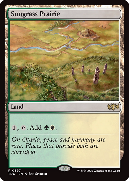 Sungrass Prairie (397) - Commander: Tarkir: Dragonstorm