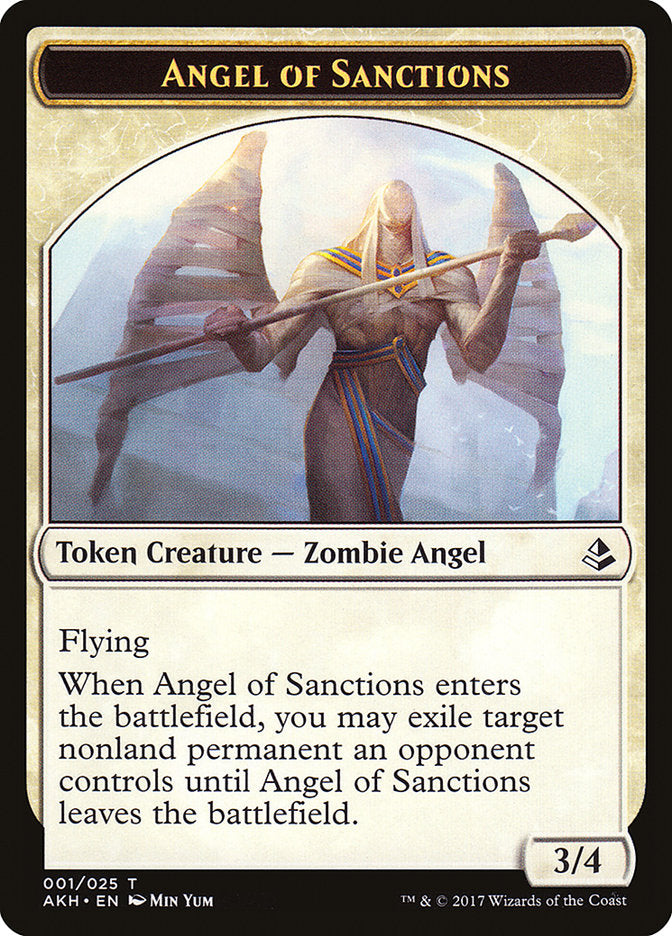 Angel of Sanctions // Drake Double-Sided Token [Amonkhet Tokens] | Silver Goblin