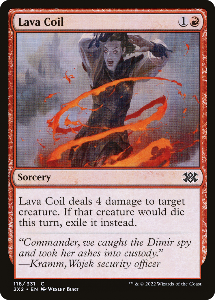 Lava Coil [Double Masters 2022] | Silver Goblin