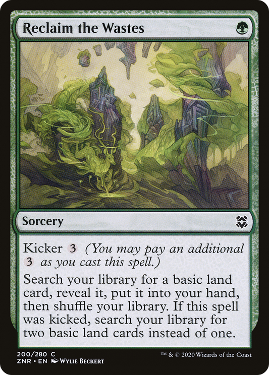Reclaim the Wastes [Zendikar Rising] Foil