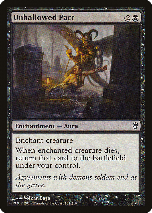 Unhallowed Pact [Conspiracy] Foil