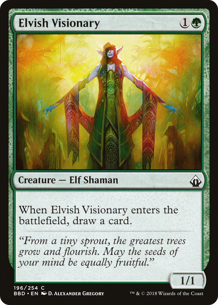 Elvish Visionary [Battlebond] | Silver Goblin