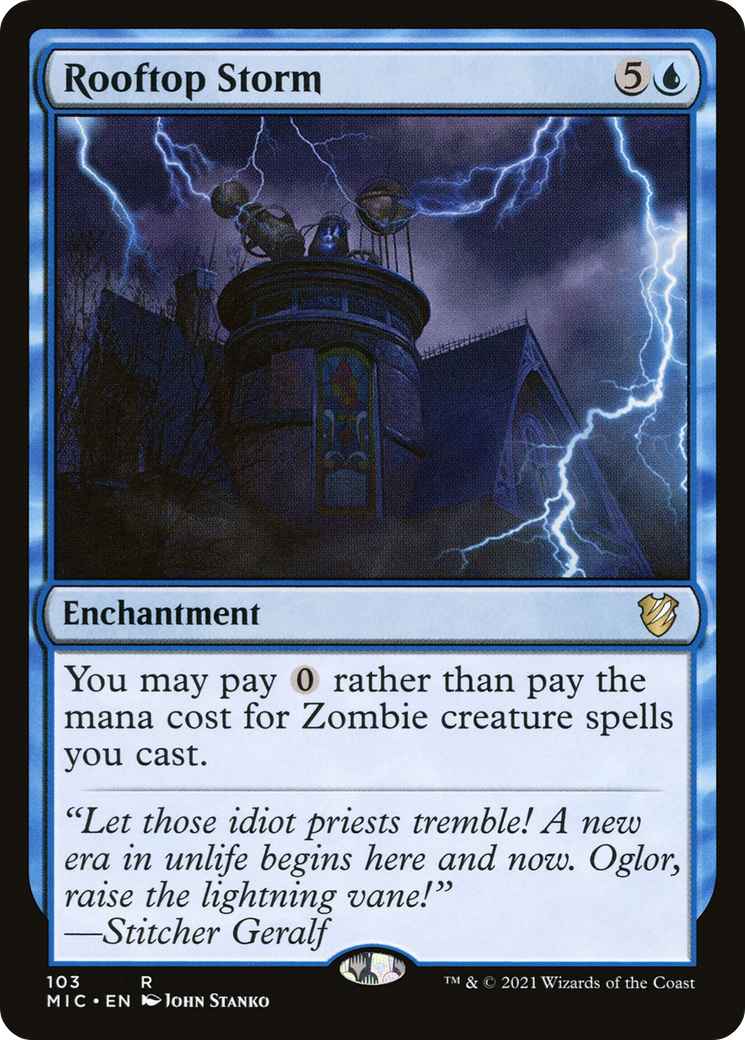 Rooftop Storm [Innistrad: Midnight Hunt Commander]