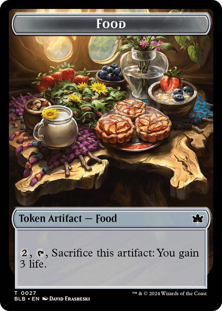 Food Token [Bloomburrow Tokens] | Silver Goblin