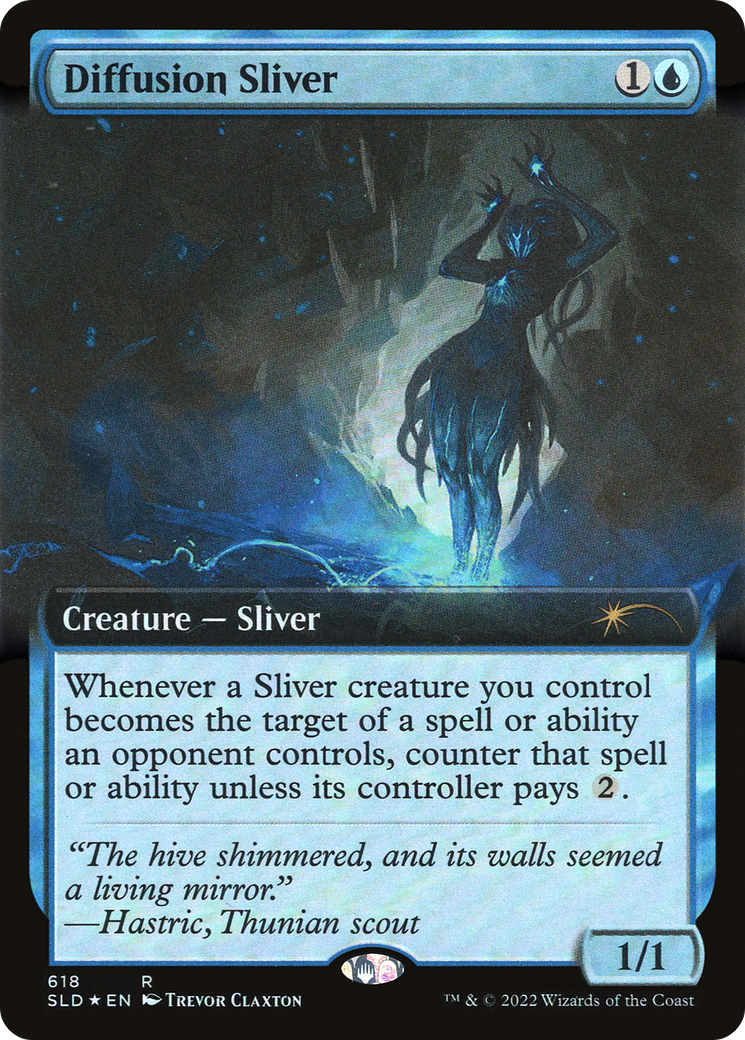 Diffusion Sliver (Extended Art) [Secret Lair Drop Promos] | Silver Goblin