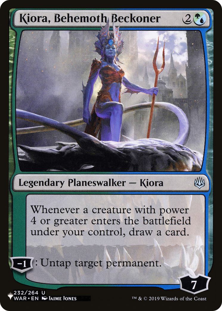 Kiora, Behemoth Beckoner [The List] | Silver Goblin