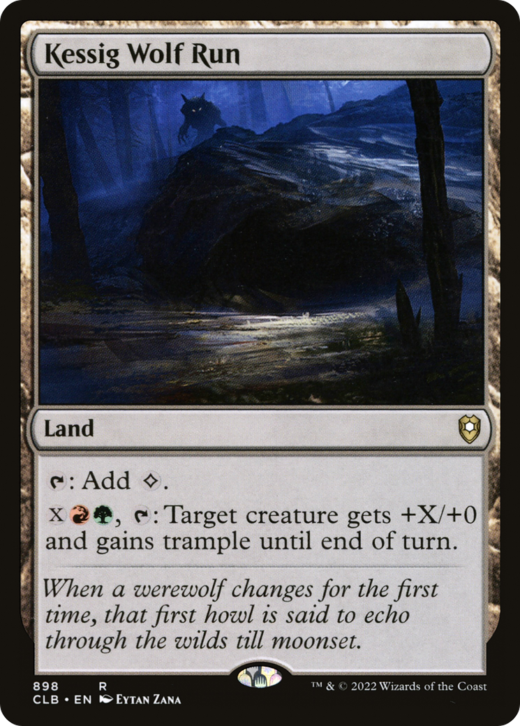 Kessig Wolf Run [Commander Legends: Battle for Baldur's Gate]