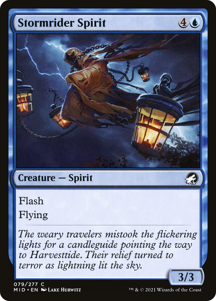 Stormrider Spirit [Innistrad: Midnight Hunt] | Silver Goblin