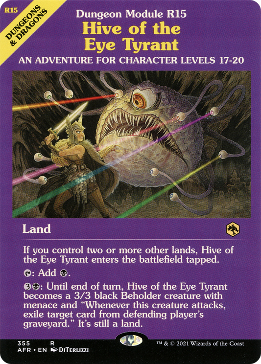 Hive of the Eye Tyrant (Dungeon Module) [Dungeons & Dragons: Adventures in the Forgotten Realms]