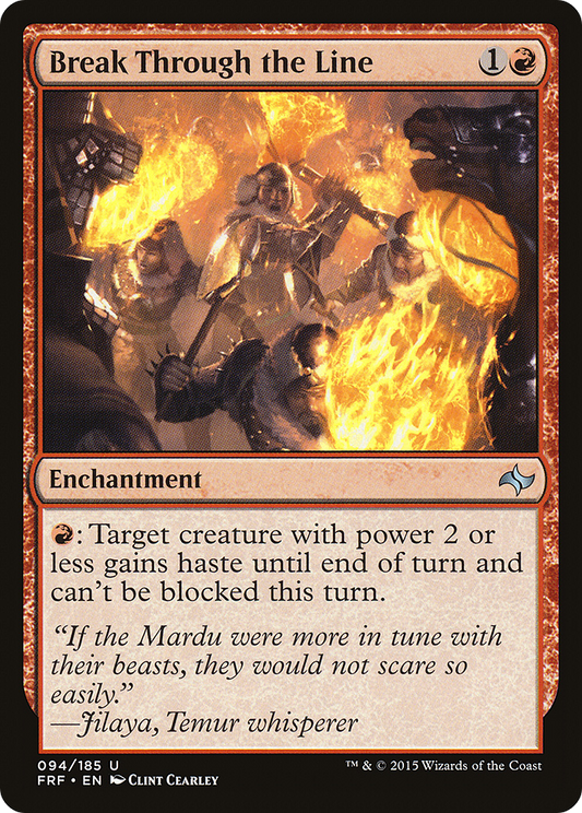 Break Through the Line [Fate Reforged] Foil