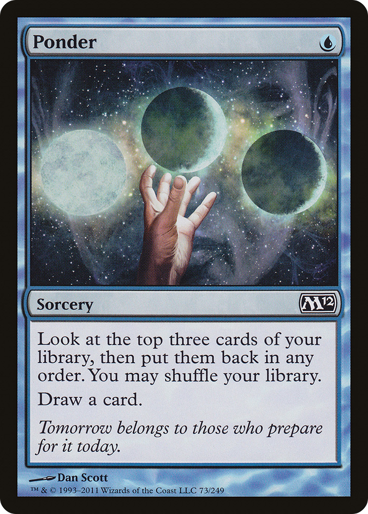 Ponder [Magic 2012] | Silver Goblin