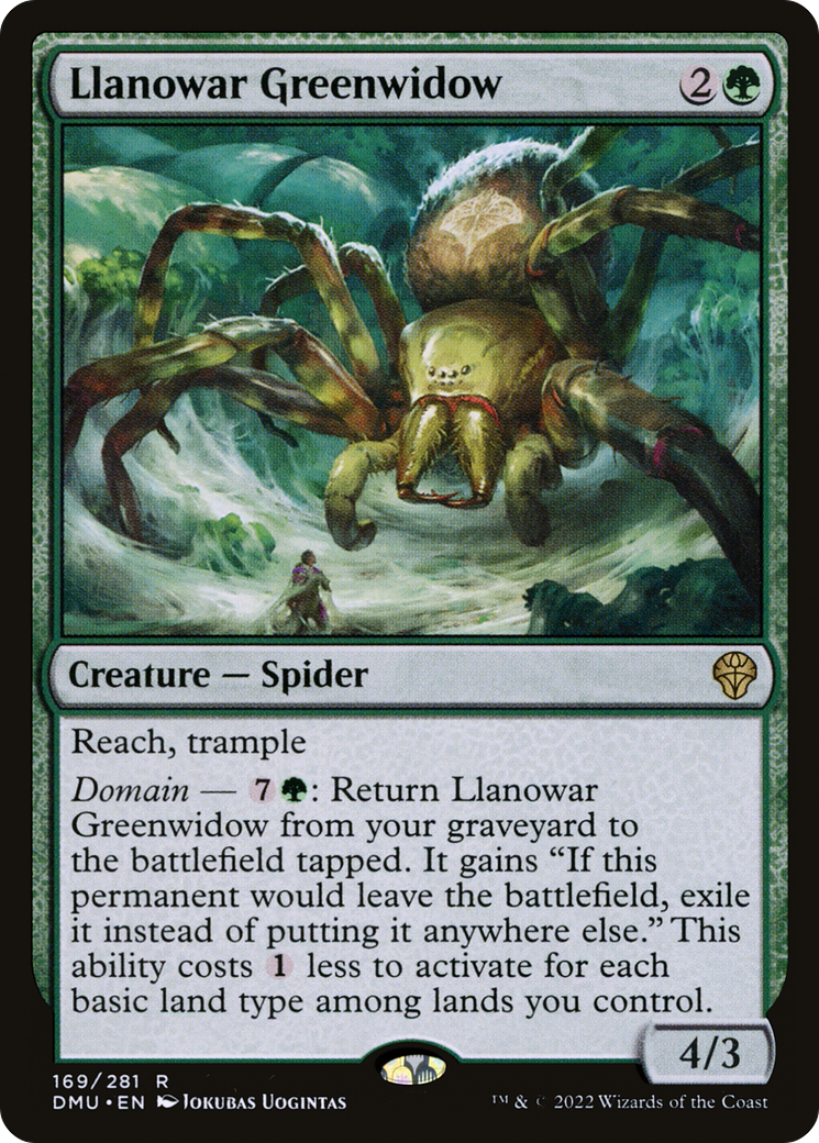 Llanowar Greenwidow [Dominaria United] | Silver Goblin