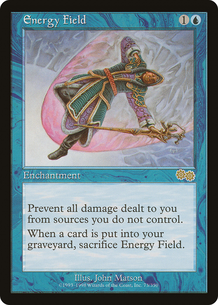 Energy Field [Urza's Saga] | Silver Goblin