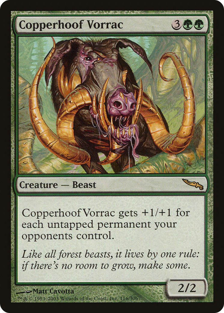 Copperhoof Vorrac [Mirrodin] | Silver Goblin