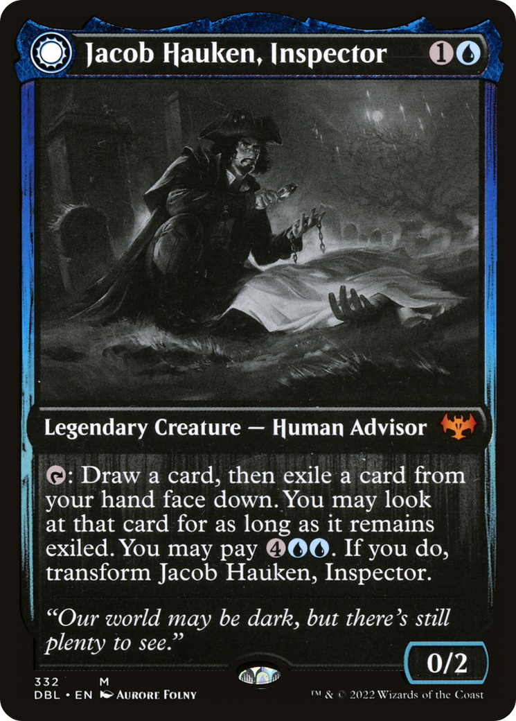 Jacob Hauken, Inspector // Hauken's Insight [Innistrad: Double Feature] | Silver Goblin