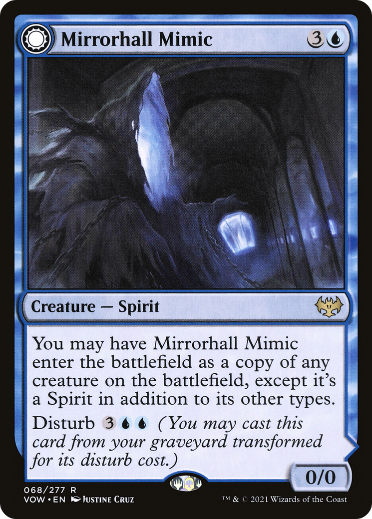 Mirrorhall Mimic // Ghastly Mimicry [Innistrad: Crimson Vow] | Silver Goblin