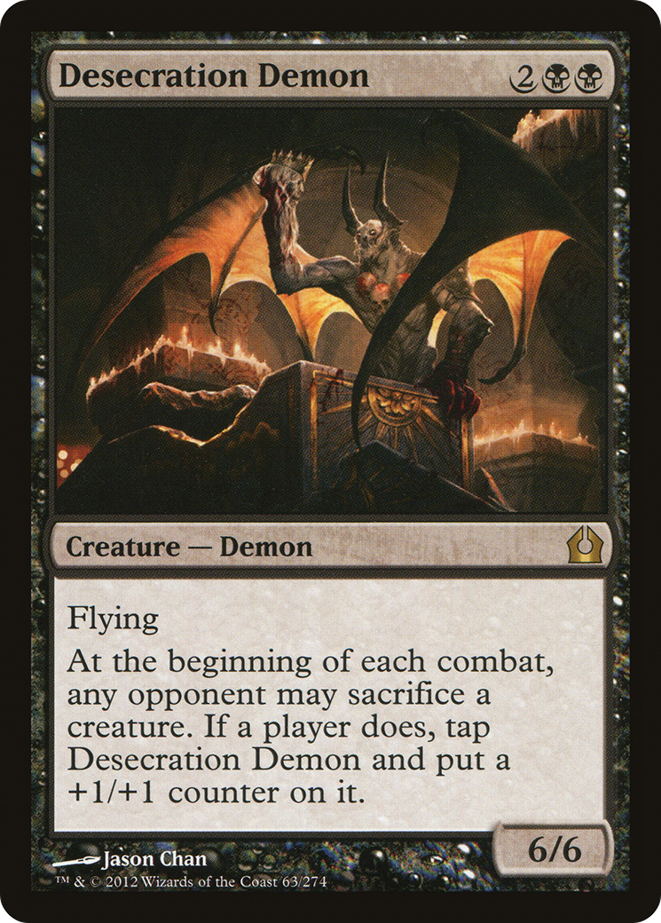 Desecration Demon [Return to Ravnica] | Silver Goblin