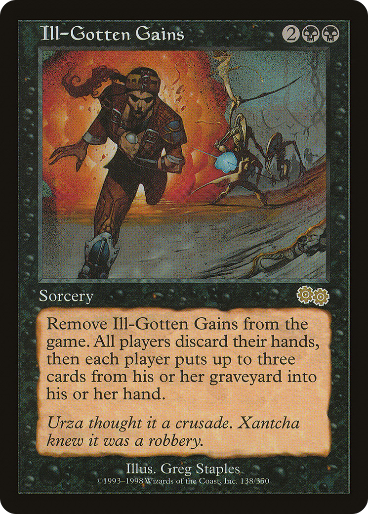 Ill-Gotten Gains [Urza's Saga] | Silver Goblin