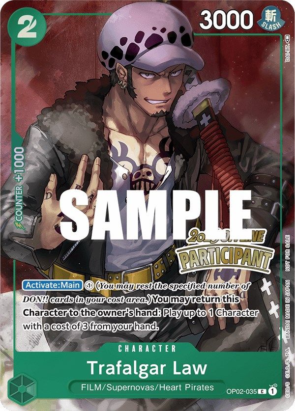 Trafalgar Law (Offline Regional 2023) [Participant] [One Piece Promotion Cards] | Silver Goblin