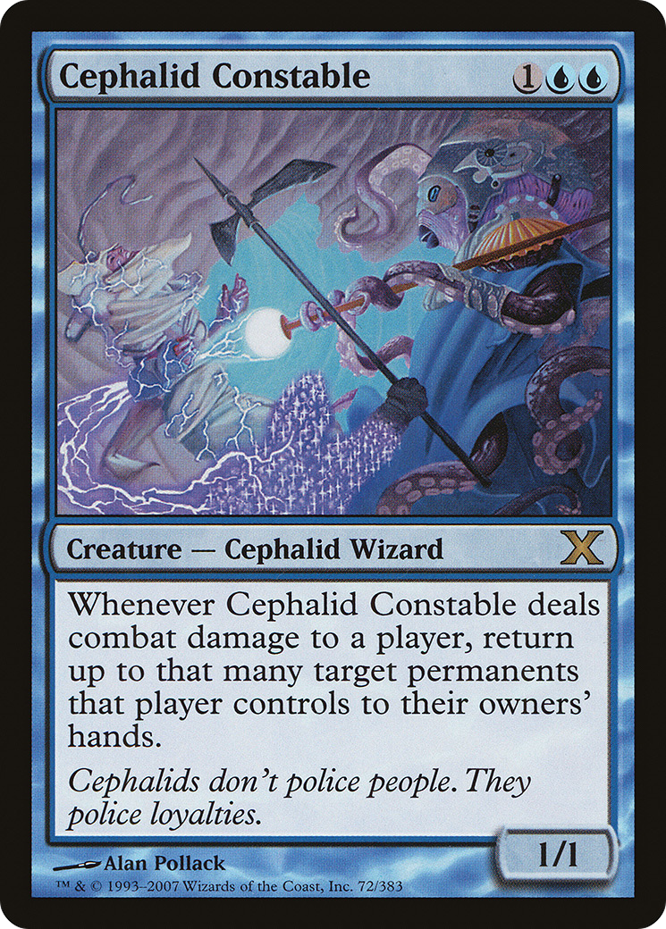 Cephalid Constable [Tenth Edition] | Silver Goblin