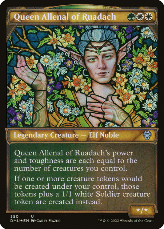 Queen Allenal of Ruadach (Showcase Textured) [Dominaria United]