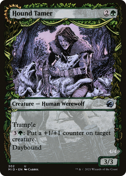 Hound Tamer // Untamed Pup (Showcase Equinox) [Innistrad: Midnight Hunt]