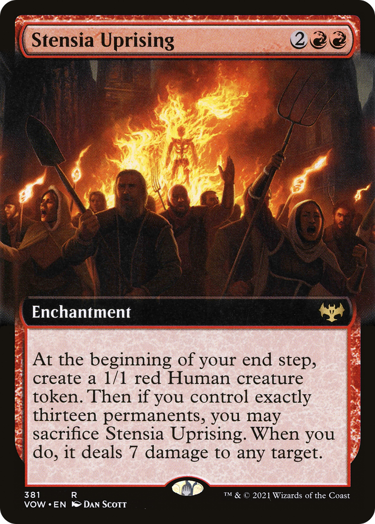 Stensia Uprising (Extended Art) [Innistrad: Crimson Vow] | Silver Goblin