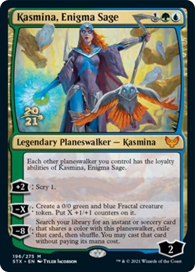 Kasmina, Enigma Sage [Strixhaven: School of Mages Prerelease Promos] | Silver Goblin