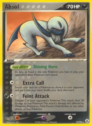 Absol (15/92) (Stamped) [EX: Legend Maker] | Silver Goblin