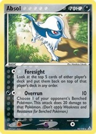 Absol (18/110) (Stamped) [EX: Holon Phantoms] | Silver Goblin