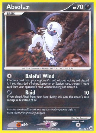 Absol (21/132) [Diamond & Pearl: Secret Wonders] Reverse Holofoil