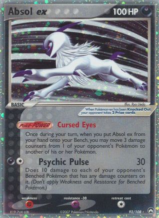 Absol ex (92) Holofoil - Power Keepers