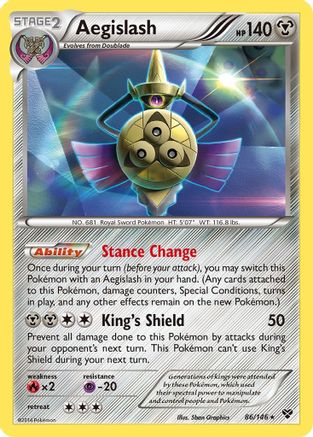 Aegislash (86) (86) Reverse Holofoil - XY Base Set