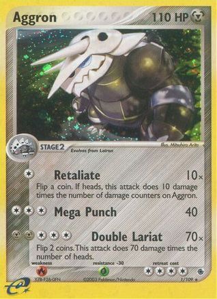 Aggron (1) Reverse Holofoil - Ruby and Sapphire