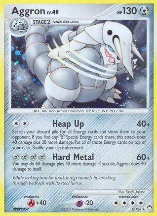 Aggron (1) Reverse Holofoil - Mysterious Treasures