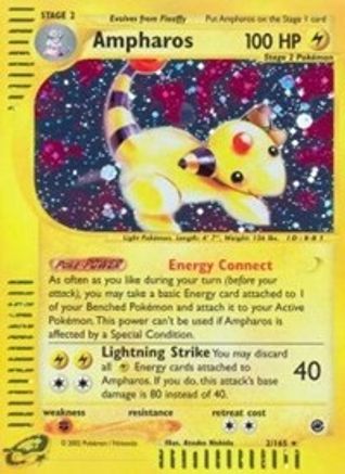 Ampharos (2/165) [Expedition: Base Set] | Silver Goblin