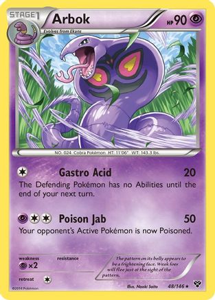 Arbok (48/146) [XY: Base Set] | Silver Goblin