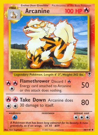 Arcanine (36/110) [Legendary Collection] | Silver Goblin