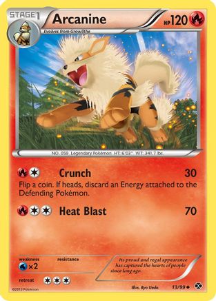 Arcanine (13/99) [Black & White: Next Destinies] | Silver Goblin