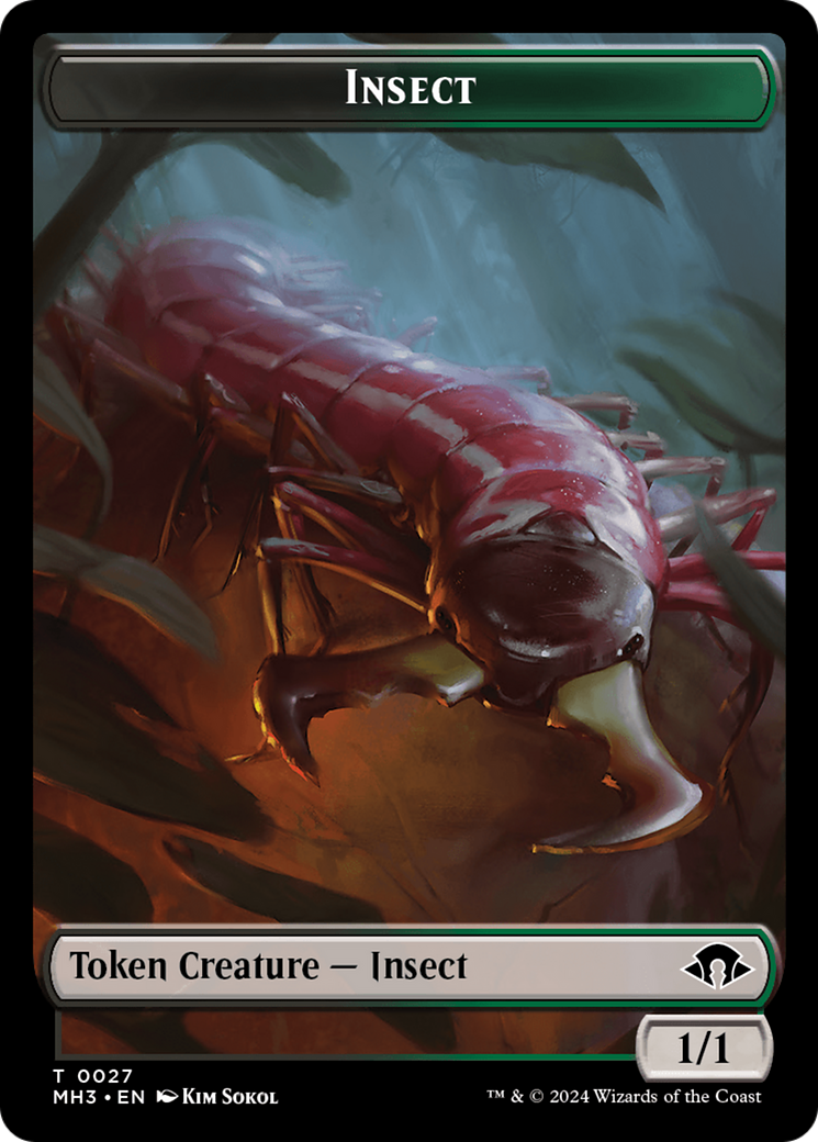 Eldrazi Spawn // Insect (0027) Double-Sided Token [Modern Horizons 3 Tokens] | Silver Goblin