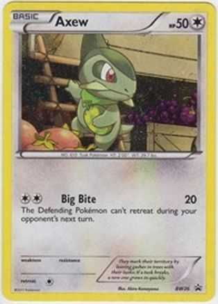 Axew - BW26 (BW26) Holofoil - Black and White Promos