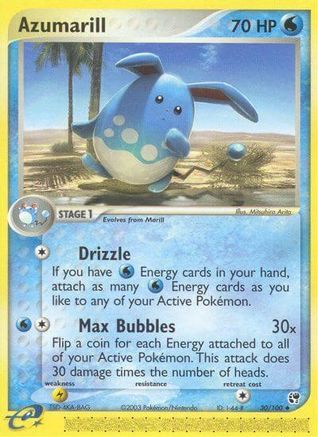 Azumarill (30/100) [EX: Sandstorm] | Silver Goblin