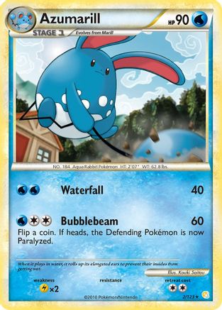 Azumarill (2/123) [HeartGold & SoulSilver: Base Set] | Silver Goblin