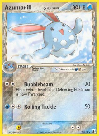 Azumarill (19/113) (Delta Species) (Stamped) [EX: Delta Species] | Silver Goblin