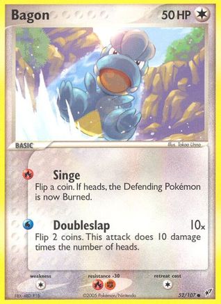 Bagon (52/107) (Stamped) [EX: Deoxys] | Silver Goblin